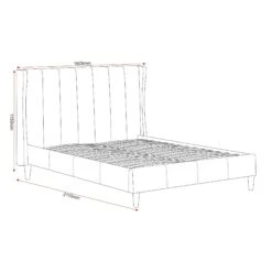 Amelia Pink Velvet Fabric Bed -Fresh sleep Store amelia pink velvet fabric bed p76428 123101 zoom