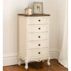Annaelle Antique French Style Tallboy Chest