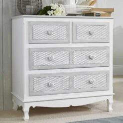 Antique French Style Brittany 2+2 Chest