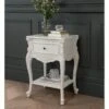 Antique French Style White Finished 1 Drawer Bedside -Fresh sleep Store antique french style white finished 1 drawer bedside p49879 57333 zoom