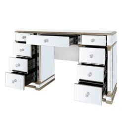 Apollo 9 Drawer Mirror Champagne Dressing Table -Fresh sleep Store apollo 9 drawer mirror champagne dressing table p80802 159700 zoom