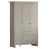 Arlington 2 Drawer, 3 Door Grey Wardrobe -Fresh sleep Store arlington 2 drawer 3 door grey wardrobe p72931 111516 zoom