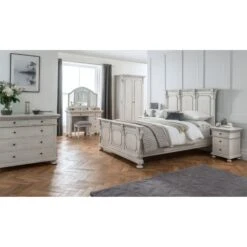 Bakersfield Grey Antique French Style Bed -Fresh sleep Store bakersfield grey antique french style bed p45185 52507 zoom