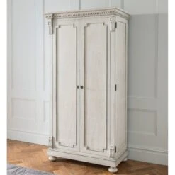 Bakersfield Grey Antique French Style Wardrobe