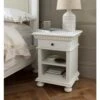 Bakersfield White Antique French Style Bedside Table -Fresh sleep Store bakersfield white antique french style bedside table p45319 51876 zoom