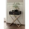 Black Bedside With Metal Crossed Legs 1 Black Bedside With Metal Crossed Legs -Fresh sleep Store black bedside with metal crossed legs p69079 95534 zoom