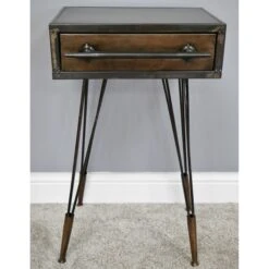Brown One Drawer Bedside Table -Fresh sleep Store brown one drawer bedside table p65223 101514 zoom