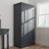 Burlington Midnight Grey 2 Door Wardrobe -Fresh sleep Store burlington midnight grey 2 door wardrobe p74513 113672 zoom