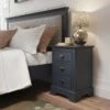 Burlington Midnight Grey 3 Drawer Bedside -Fresh sleep Store burlington midnight grey 3 drawer bedside p74505 113613 zoom