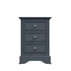 Burlington Midnight Grey 3 Drawer Bedside -Fresh sleep Store burlington midnight grey 3 drawer bedside p74505 113616 zoom