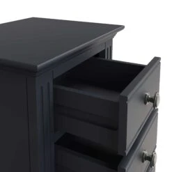 Burlington Midnight Grey 3 Drawer Bedside -Fresh sleep Store burlington midnight grey 3 drawer bedside p74505 113618 zoom