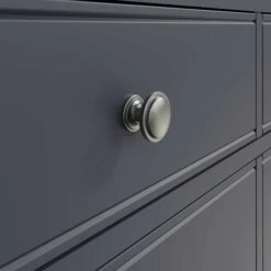 Burlington Midnight Grey 6 Drawer Chest -Fresh sleep Store burlington midnight grey 6 drawer chest p74509 113646 zoom