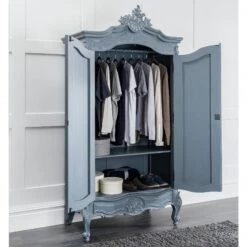 Fresh sleep Store -Fresh sleep Store chloe antique french style grey wardrobe p56768 79976 zoom