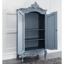 Chloe Antique French Style Grey Wardrobe -Fresh sleep Store chloe antique french style grey wardrobe p56768 79977 zoom