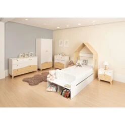 Cody White & Pine Effect Bedroom Set