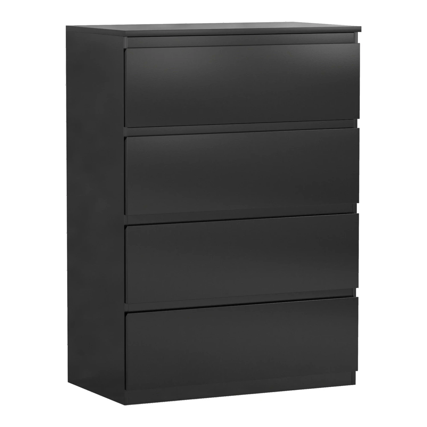 Denver 4 Drawer Black Chest 4 Denver 4 Drawer Black Chest - Image 2
