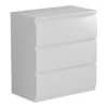 Denver White 3 Drawer Chest -Fresh sleep Store denver white 3 drawer chest p79137 137389 zoom