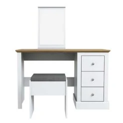 Devon Dressing Table Set White