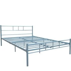 Dorset Silver Metal Bed -Fresh sleep Store dorset silver metal bed p58484 144416 zoom