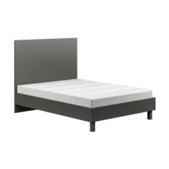 Elstrow Grey Matt Dark Grey Bed -Fresh sleep Store elstrow grey matt dark grey bed p82413 167875 zoom