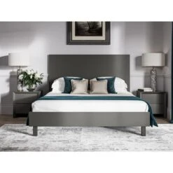 Elstrow Grey Matt Dark Grey Bed -Fresh sleep Store elstrow grey matt dark grey bed p82413 167877 zoom