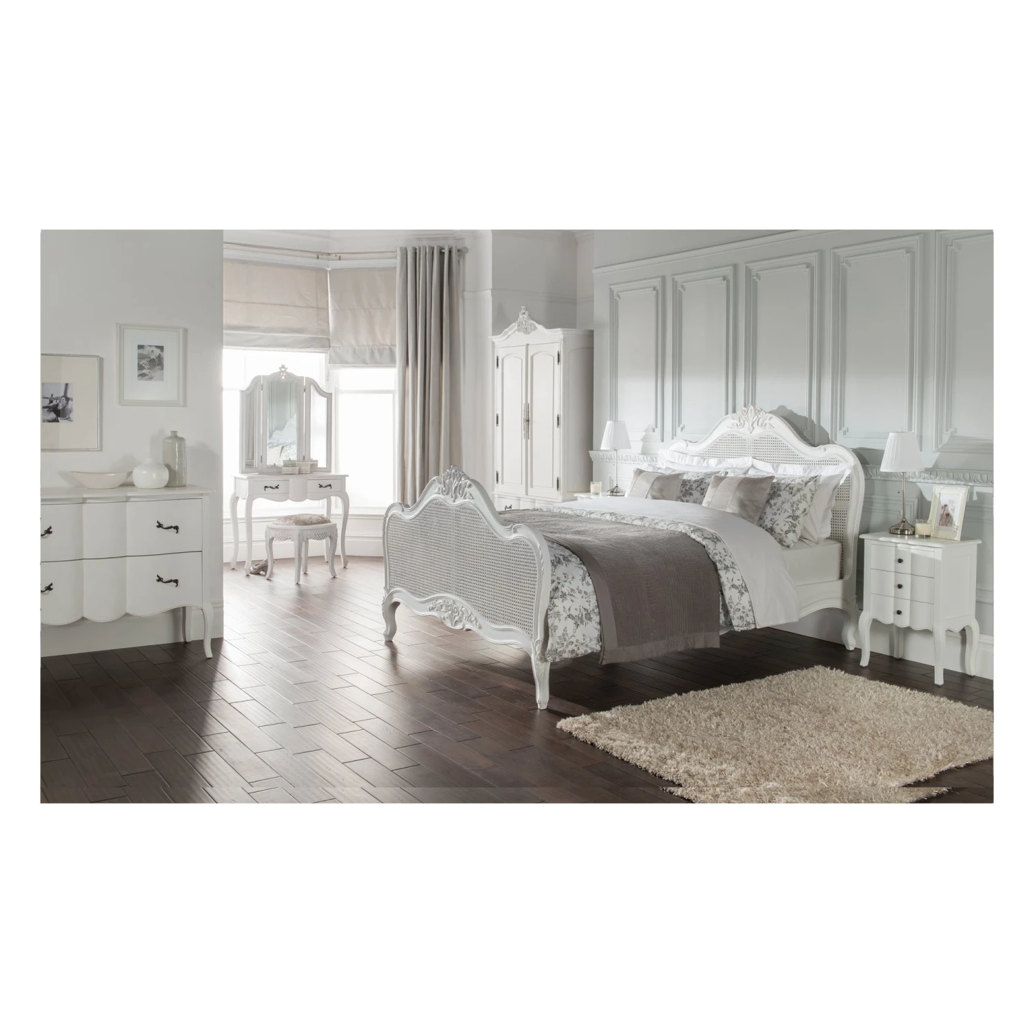 Estelle Antique French Style Bedside Table 4 Estelle Antique French Style Bedside Table - Image 2