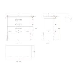 Estelle Antique French Style Chest Of Drawers -Fresh sleep Store estelle antique french style chest of drawers p40350 108854 zoom