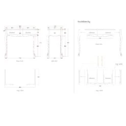 Estelle Silver Antique French Style Dressing Table Set -Fresh sleep Store estelle silver antique french style dressing table set p40519 108121 zoom