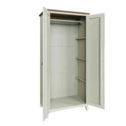 Granada White 2 Door Full Hanging Wardrobe -Fresh sleep Store granada white 2 door full hanging wardrobe p75368 116642 zoom