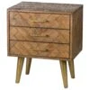 Havana Gold 3 Drawer Bedside Table -Fresh sleep Store havana gold 3 drawer bedside table p64607 91213 zoom