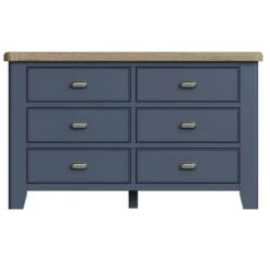 Hopton Blue 6 Drawer Chest -Fresh sleep Store hopton blue 6 drawer chest p74718 114625 zoom