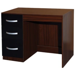 Hulio 3 Drawer Dressing Table In High Gloss Black & Walnut 5 Hulio 3 Drawer Dressing Table In High Gloss Black & Walnut -Fresh sleep Store hulio 3 drawer dressing table in high gloss black walnut p73180 146283 zoom