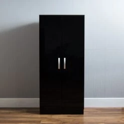 Fresh sleep Store -Fresh sleep Store hulio black 2 door wardrobe p53648 69979 zoom