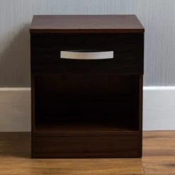 Fresh sleep Store -Fresh sleep Store hulio black and walnut 1 drawer chest p54012 71894 zoom