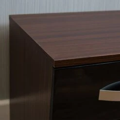 Hulio Black And Walnut 1 Drawer Chest -Fresh sleep Store hulio black and walnut 1 drawer chest p54012 71900 zoom