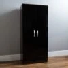 Hulio Black And Walnut 2 Door Wardrobe -Fresh sleep Store hulio black and walnut 2 door wardrobe p53650 69946 zoom
