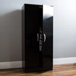 Hulio Black And Walnut 2 Door Wardrobe 17 Hulio Black And Walnut 2 Door Wardrobe -Fresh sleep Store hulio black and walnut 2 door wardrobe p53650 69952 zoom