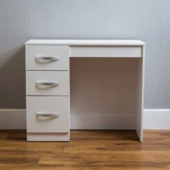 Hulio White 3 Drawer Dressing Table -Fresh sleep Store hulio white 3 drawer dressing table p53854 71209 zoom