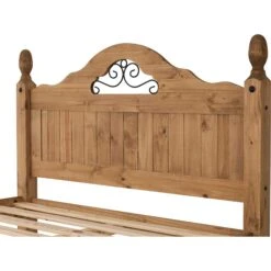 Huxley Pine Scroll Bed With High Foot End -Fresh sleep Store huxley pine scroll bed with high foot end p69372 119257 zoom