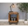 Industrial Bedside/Side Table 1 Industrial Bedside/Side Table -Fresh sleep Store industrial bedside side table p66034 100150 zoom