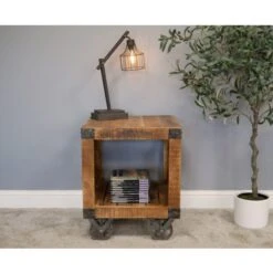 Industrial Bedside/Side Table