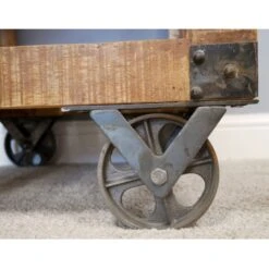 Industrial Bedside/Side Table -Fresh sleep Store industrial bedside side table p66034 100153 zoom