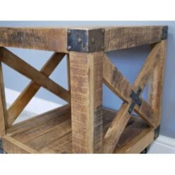 Industrial Bedside/Side Table -Fresh sleep Store industrial bedside side table p66034 100154 zoom