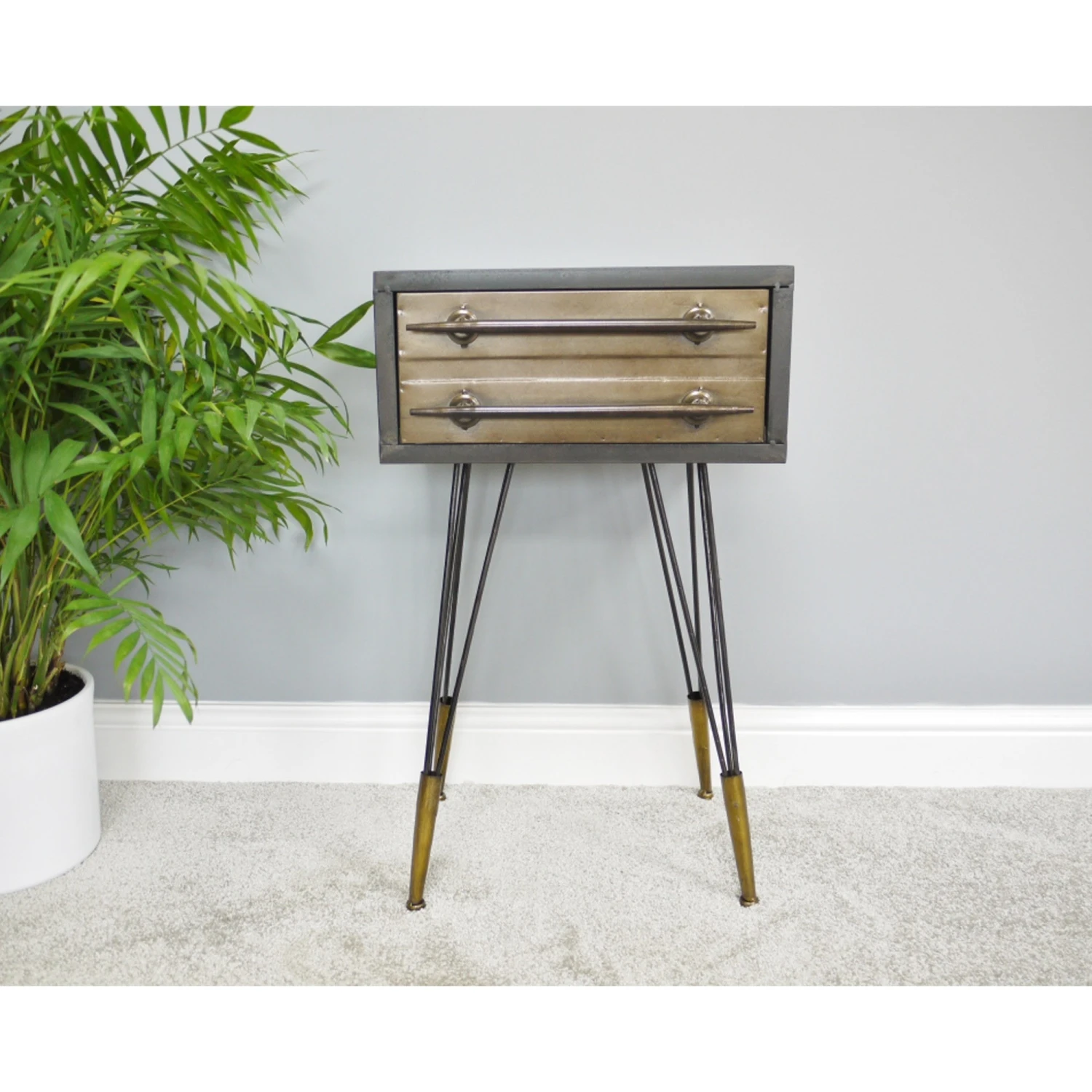 Industrial Style Bedside Table 3 Industrial Style Bedside Table