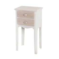 Juliette 2 Drawer Antique French Style Bedside Table