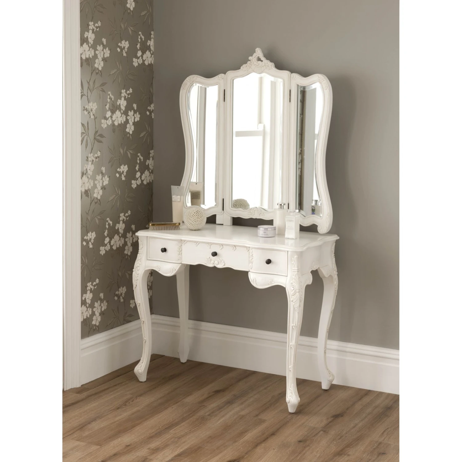 La Rochelle Antique French Dressing Table Set (Size: Small) 5 La Rochelle Antique French Dressing Table Set (Size: Small) - Image 3