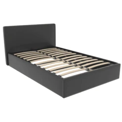 Lisbon Black Faux Leather Ottoman Bed -Fresh sleep Store lisbon black faux leather ottoman bed p72961 139884 zoom