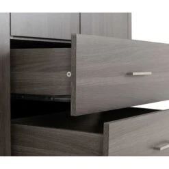 Lisbon Black Wood Grain 4 Door Wardrobe -Fresh sleep Store lisbon black wood grain 4 door wardrobe p80316 157453 zoom