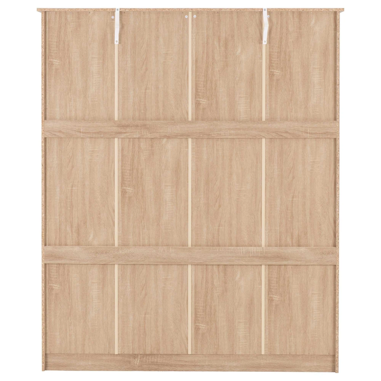 Lisbon Light Oak Effect 4 Door Wardrobe 9 Lisbon Light Oak Effect 4 Door Wardrobe - Image 7