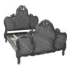 Louis Rattan Antique French Style Bed